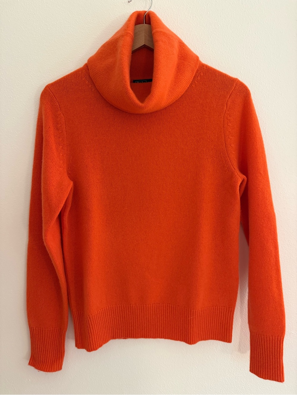 POLO RALPH LAUREN 100% Italian Cashmere Washable Lux Soft Turtleneck Sweater S P - Picture 6 of 10